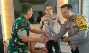 Perkuat Sinergisitas, Kapolres Bangka Barat Kunjungi Kodim 0431/Bangka Barat