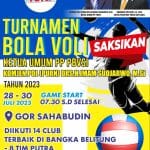 Banyak Doorprize, Ayo Saksikan Turnamen Voli Piala Ketua Umum PBVSI Imam Sudjarwo