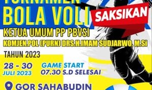 Banyak Doorprize, Ayo Saksikan Turnamen Voli Piala Ketua Umum PBVSI Imam Sudjarwo