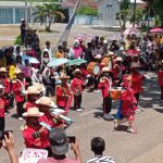 Hari Pertama Pawai Baris Berbaris di Bangka Selatan Berlangsung Meriah