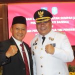 Pj Bupati Bangka Resmi Dilantik, ini Pesan Herman Suhadi