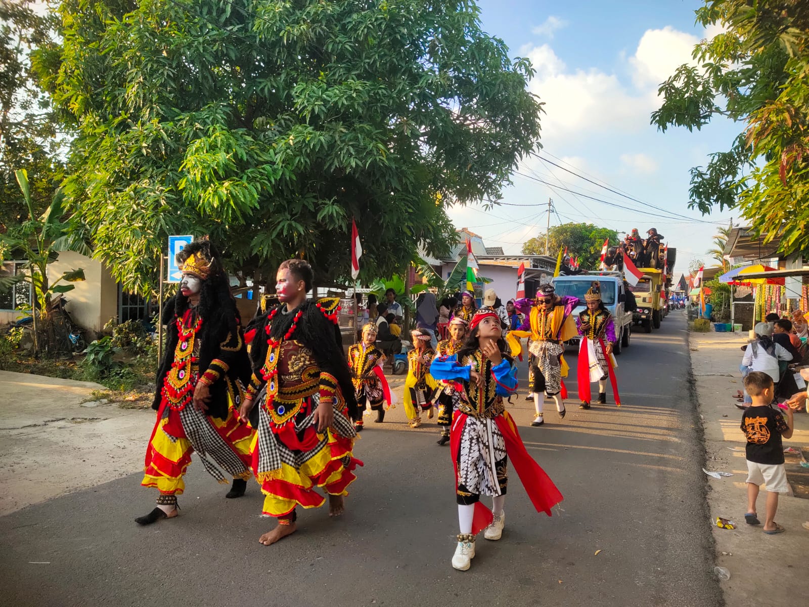 Pawai Karnaval di Bangka Selatan