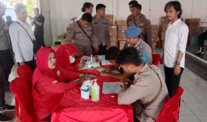 Polres Bangka Selatan Gelar Aksi Donor Darah