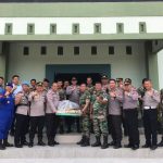 Polres Bangka Selatan Beri Surprise ke Kodim 0432/Basel