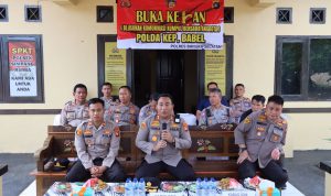 Kapolres Bangka Selatan Kembali Buka Keran di Polsek Simpang Rimba