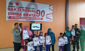 Alumni AKABRI 90 Bangka Selatan Gelar Bakti Sosial dan Deklarasi Pemilu Damai di Desa Rias