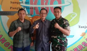 Jalin Sinergitas, Dandim 0432/Bangka Selatan Kunjungi Kantor KBO