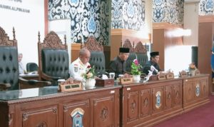 Ketua DPRD Kota Pangkalpinang Pimpin Rapat Paripurna, Abang Hertza Sampaikan 3 Poin Ini