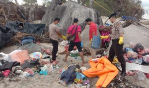 Sat Polairud Polres Bangka Selidiki Temuan Mayat di Pesisir Pantai Bukit Kuala 