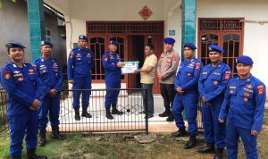 HUT Polairud ke 73, Sat Polairud Polres Basel Anjangsana ke Purnawirawan dan Warakawuri