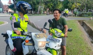 Sat Lantas Polres Bangka Barat Laksanakan Giat Dakgar