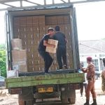 Ratusan Ribu Lembar “Susu” Tiba di Gudang Logistik KPU Bangka Selatan