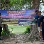 Polairud Polres Bangka Pasang Spanduk Himbauan di Sejumlah Pantai 