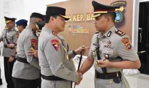 AKBP Trihanto Nugroho Resmi Pegang Tongkat Komando Polres Bangka Selatan