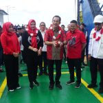 Kapal Roro Rute Sadai-Tanjung Gading Resmi Beroperasi