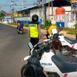 Kurangi Angka Kecelakaan, Sat Lantas Polres Babar Gelar Patroli Kendaraan Bermotor