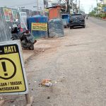 Gara-gara Proyek Pasar, Jalan Jendral Sudirman Toboali Jadi Kotor dan Berdebu