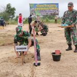 Lestarikan Fungsi Lingkungan, Kodim 0432 Basel Gelar Penanaman Pohon