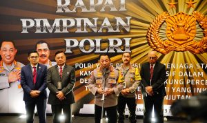 Kapolri:Persatuan dan Kesatuan Modal Utama Wujudkan Indonesia Emas 2045 di Rapim Polri