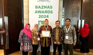 Dukung Pengelolaan Zakat Daerah, Bupati Bangka Selatan Raih Anugerah Baznas Award 2024