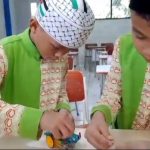 Wakili Babel di Olimpiade Sains Nasional, Siswa MI Khoiru Ummah Pangkalpinang Ciptakan Robot Pengangkat Sawit dan Pembersih Sampah