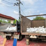 273 Kampil Pasir Timah Sisa Penyelundupan di Pantai Mentingi Teluk Limau Diamankan Polisi