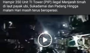 Video Ratusan PIP Ilegal Jarah Timah di Laut Payak Ubi hingga Malam Hari Tuai Kecaman Netizen