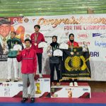Satu Lagi, Polwan Polda Babel Ini Sukses Raih 2 Medali di Kejuaraan Taekwondo Pangkostrad Cup 2024