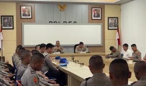 48 Siswa Diktukba SPN Polda Babel Lajta di Polres Basel