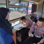 Unit SIM Keliling Sat Lantas Polres Basel Hadir di Aik Bakung Desa Ranggung 