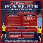 Siwo PWI Basel Gelar Kursus Pelatihan Wasit Futsal