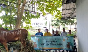 Momen Idul Adha 1445 H, PWI Babel Potong 13 Hewan Qurban