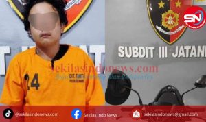 Terekam CCTV Saat Curi Motor, Kim Kim Diringkus Jatanras Polda Babel