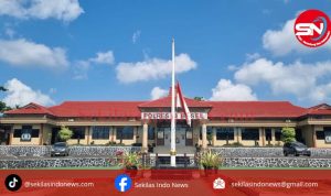 Wapres RI ke 9 Wafat, Polres Basel dan Polsek Jajaran Kibarkan Bendera Setengah Tiang