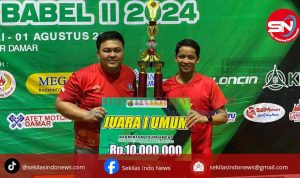 Mantap, PBSI Bangka Selatan Raih Gelar Juara Umum di Kejuaraan Open Babel II 2024