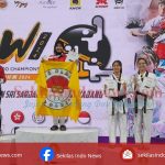 Dua Polwan Polda Babel Sukses Raih Medali Emas di Even MBW Internasional Taekwondo Malaysia