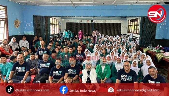 Karyawan PT Timah Berbagi Wawasan Soal Pertambangan ke Pelajar SMPN 2 Kundur Utara