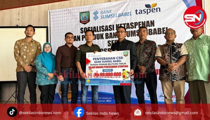 Bank SumselBabel dan Pemerintah Belitung Timur Bekerja Sama Turunkan Angka Stunting