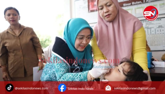 Pj Ketua TP PKK Pangkalpinang Tinjau Pelaksanaan Posyandu