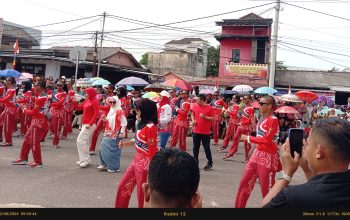 Bupati, Wakil Bupati Beserta Forkopimda Basel Goyang Daboy bersama Paskibraka 