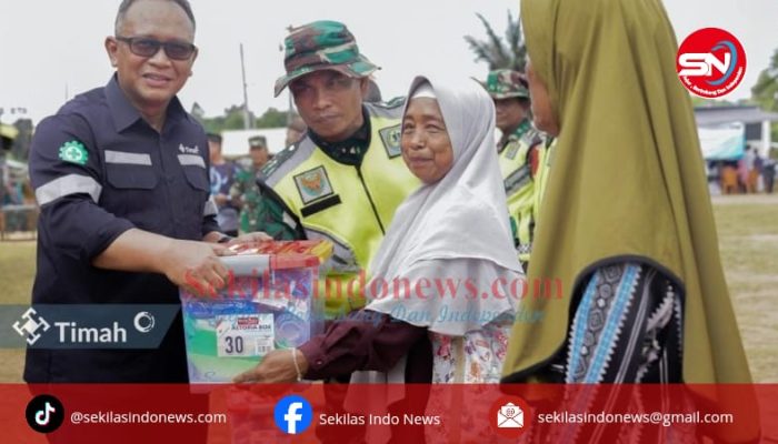 Kolaborasi dengan Kodim 0413, PT Timah Berikan Pelayanan Kesehatan Gratis ke Masyarakat Desa Namang