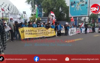 Aliansi Masyarakat Sipil dan Mahasiswa di Babel Gelar Aksi Unjuk Rasa, Tuntut DPR RI Patuhi Putusan MK