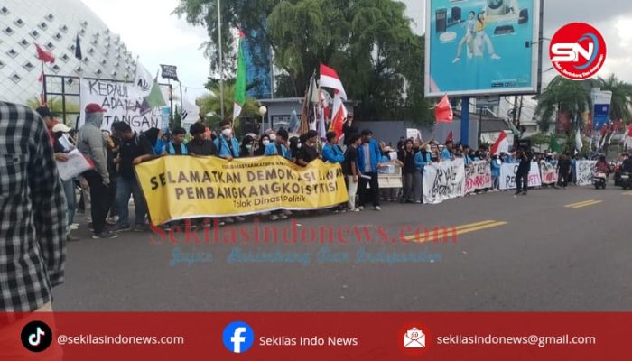 Aliansi Masyarakat Sipil dan Mahasiswa di Babel Gelar Aksi Unjuk Rasa, Tuntut DPR RI Patuhi Putusan MK