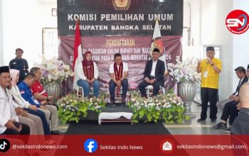 Didampingi 11 Parpol Pengusung dan Simpatisan, Paslon Riza-Debby Resmi Daftar di KPU