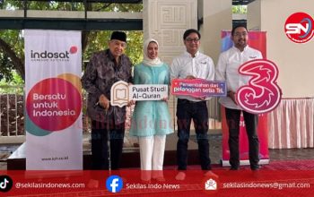 Dukung Aktivitas Digital Para Santri, Indosat Tri Distribusikan Paket Kouta dan Router Internet