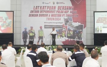 PT Timah dan Polda Babel Gelar Latihan Peningkatan Kemampuan Bersama