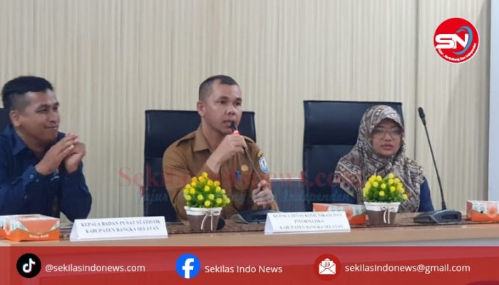 BPS Bersama Diskominfo Bangka Selatan Lakukan Pembinaan Metadata Statistik