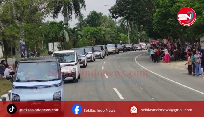 PLN Bebel Promosikan Mobil Listrik di Karnaval HUT RI ke- 79