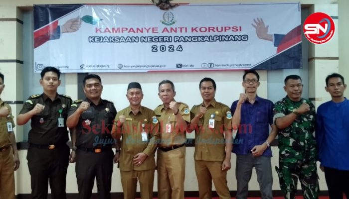 Dinas Pendidikan Kota Pangkalpinang bersama Kejari Gelar Kampanye Anti Korupsi