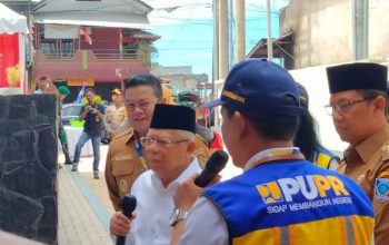 Resmikan Pasar Toboali, Wapres Minta Bupati dan Wakil Bupati Jaga Kebersihan dan Kenyamanan